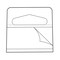 Kinter 1.625 in. H X 0.015  W X 1.125  L Clear Clip On Repair Tabs 150256-ACE - alternate 2